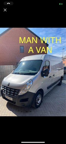 Man with van - with, a