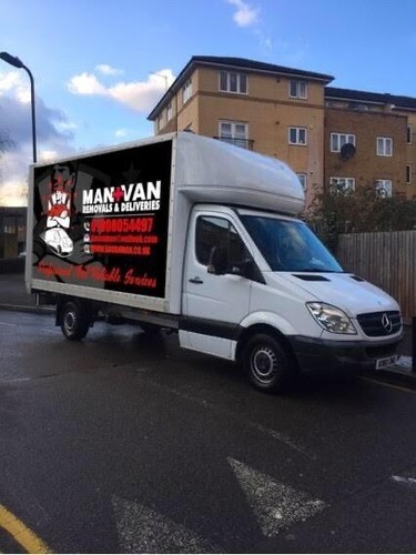 Man with luton van removals - with,